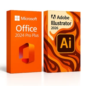 package__ai26_off24pp.webp Office 2024 Pro Plus + Illustrator 2026 (para Windows)