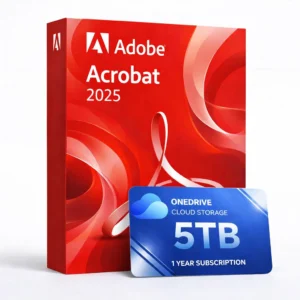 aa25_od5tb Acrobat 2020 com 5 TB no OneDrive (Lifetime)