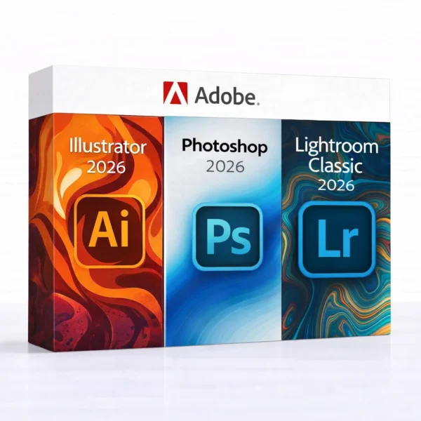 ai_ps_lr Illustrator 2026 + Photoshop 2026 + Lightroom Classic 2026
