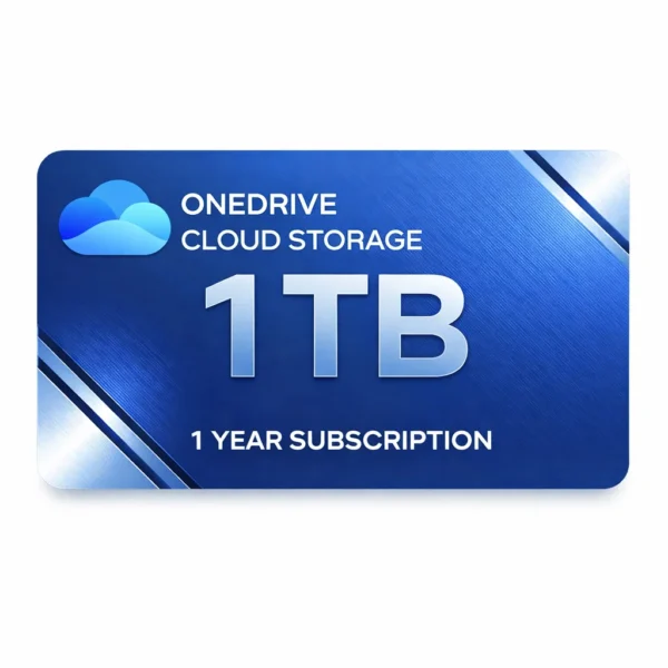 1 TB de armazenamento na nuvem do OneDrive (Lifetime)