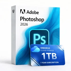 ps26_od1tb Photoshop 2026 com 1 TB no OneDrive durante 1 ano